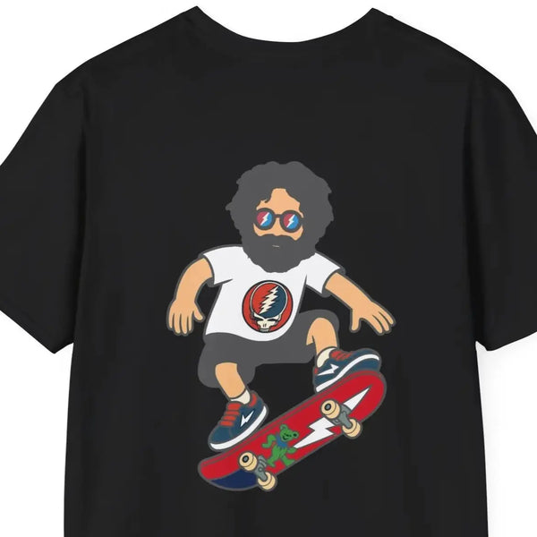 Grateful Dead - Shreddin' Jerry - Life is dead. Two-Sided Print Grateful Dead T-Shirt - StealieShop